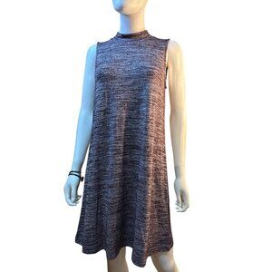 Market & Spruce Heathered Sleeveless A-Line Dress In Burgundy Size M NWT
